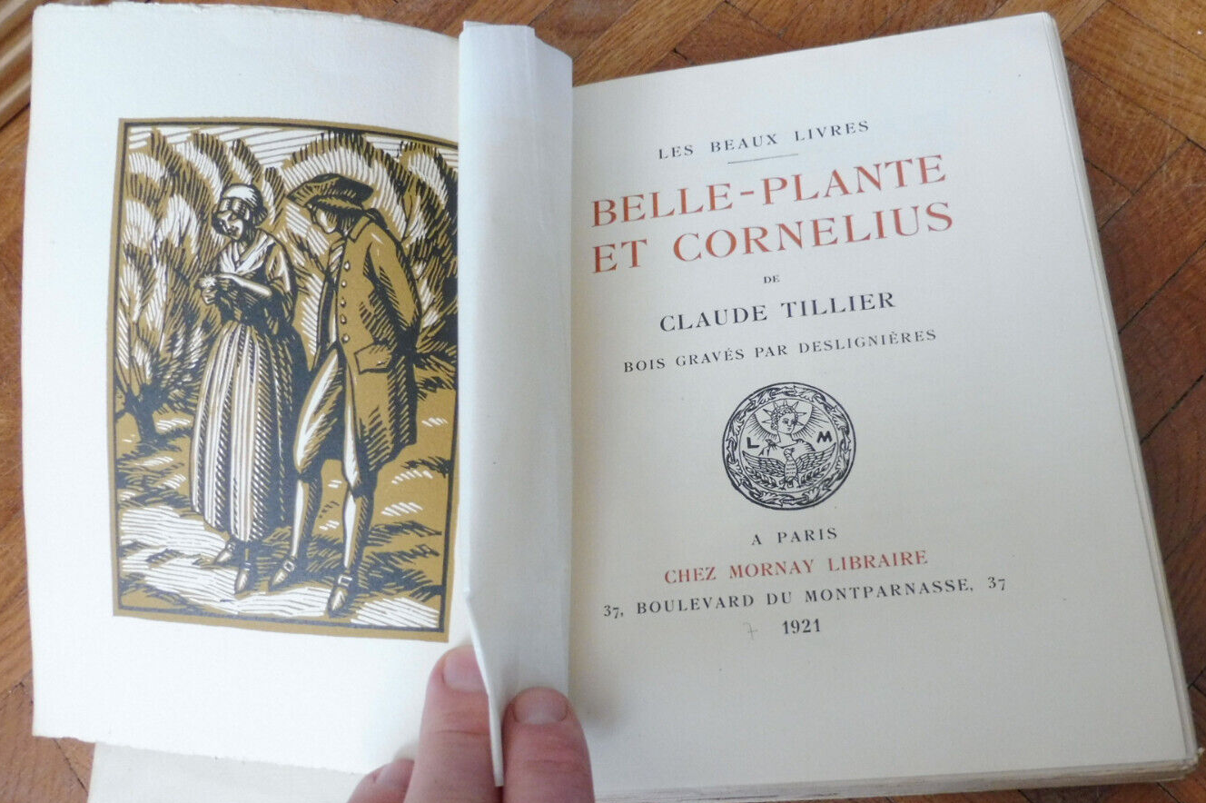 Belle-Plante et Cornélius (Claude Tillier) 1921 illus Deslignières RIVES