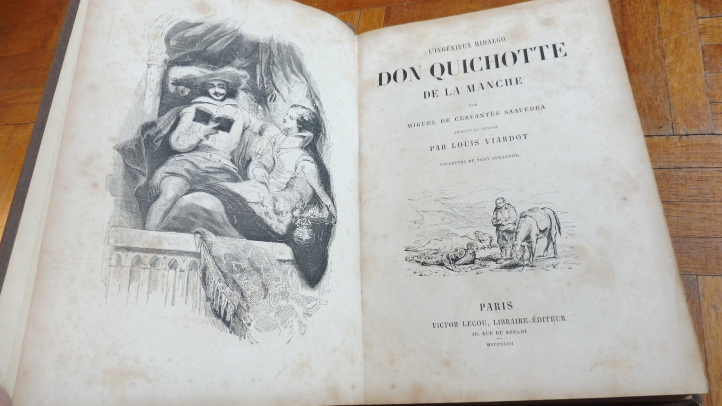 Don Quichotte (Cervantès) 1853 illus. Johannot