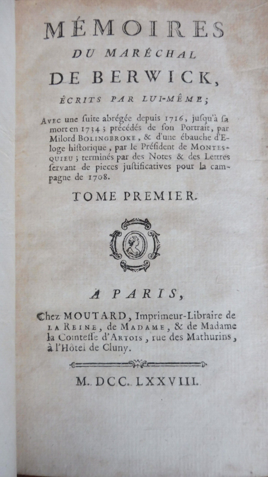 Mémoires de Berwick (Jacques Fitz-James, duc de Berwick) 1778 2/2