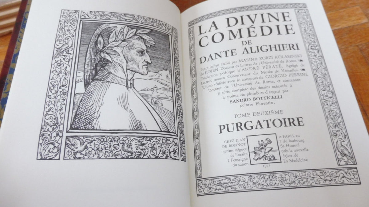 La Divine comédie (Dante) 1971 3/3 JEAN DE BONNOT