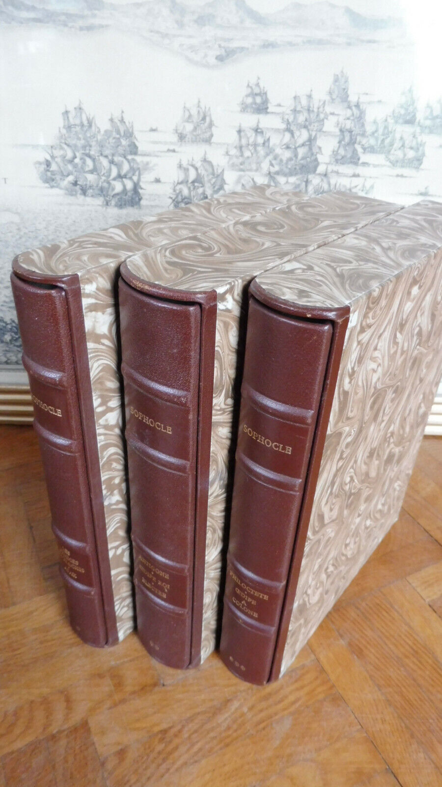 Tragédies de Sophocle 3/3 boitages illus. Varlamos 1973