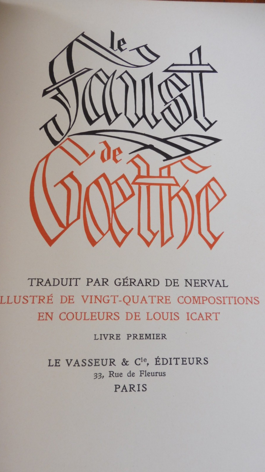 Faust (Goethe) 1943 2/2 illu. Icart