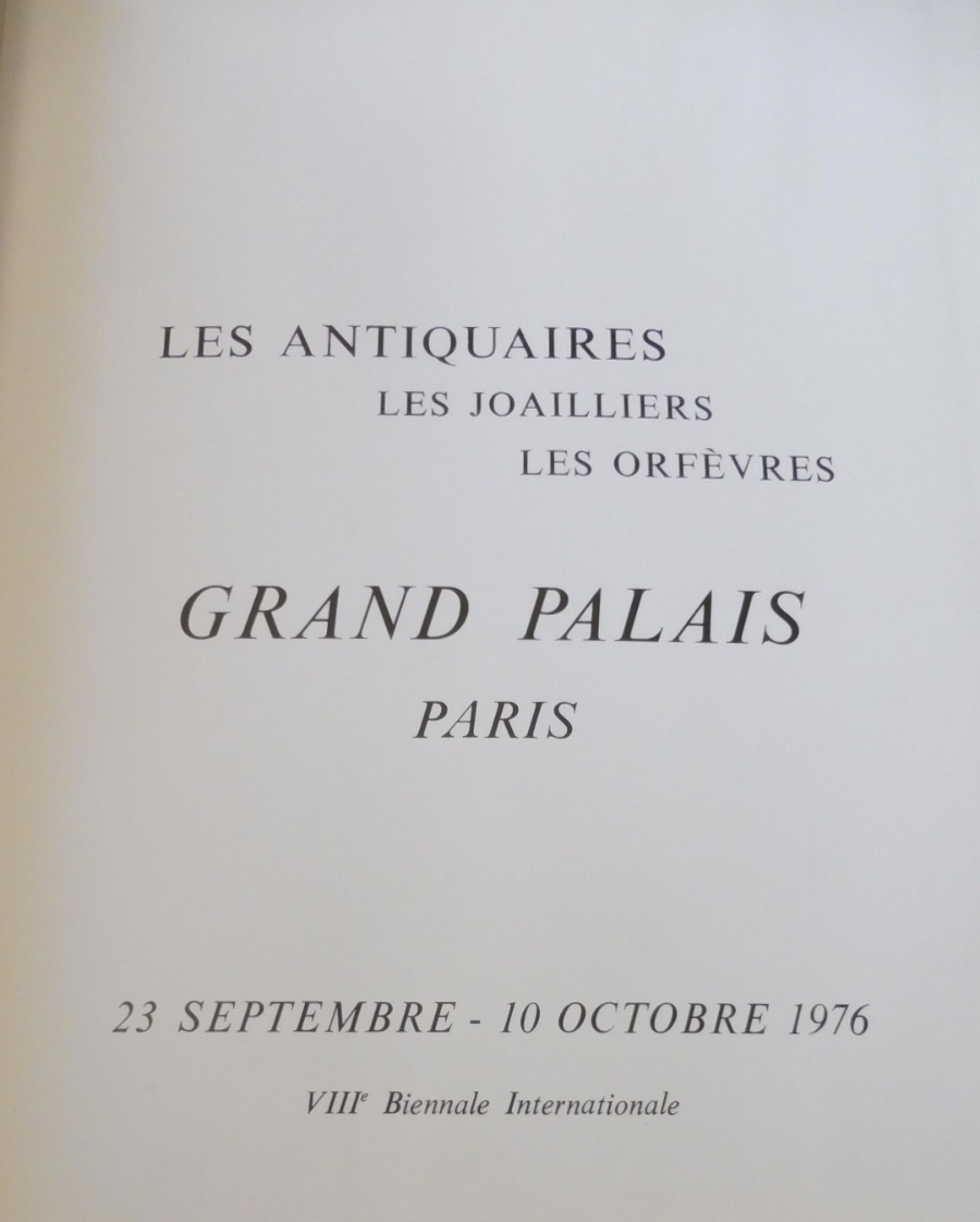 Les Antiquaires au Grand Palais 1976