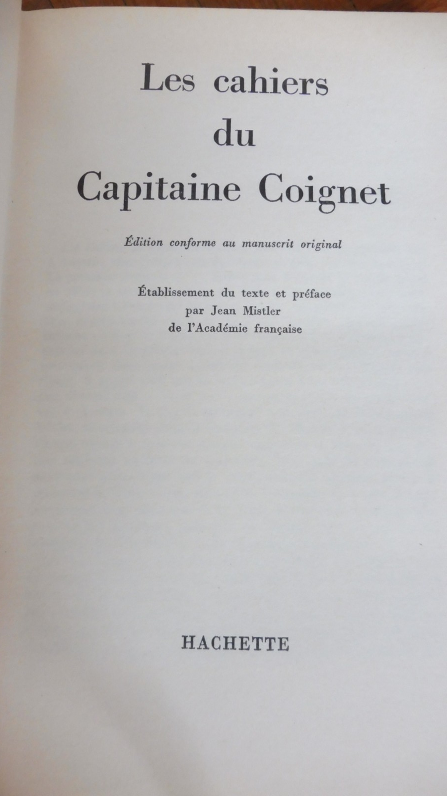 Les Cahiers du capitaine Coignet 1970 NAPOLEON