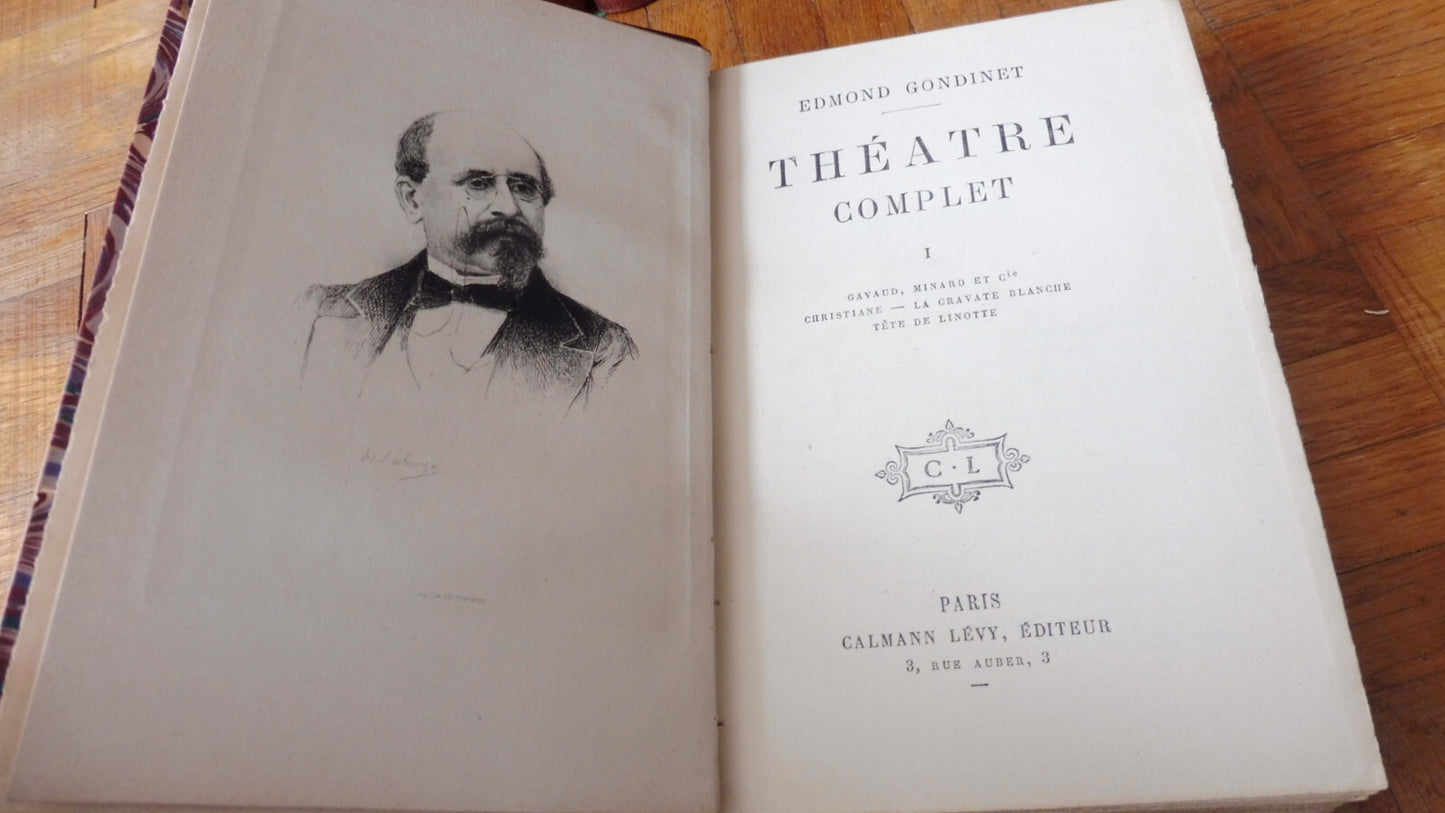 Théâtre complet de Gondinet (Edmond Gondinet) s.d. 6 vol.