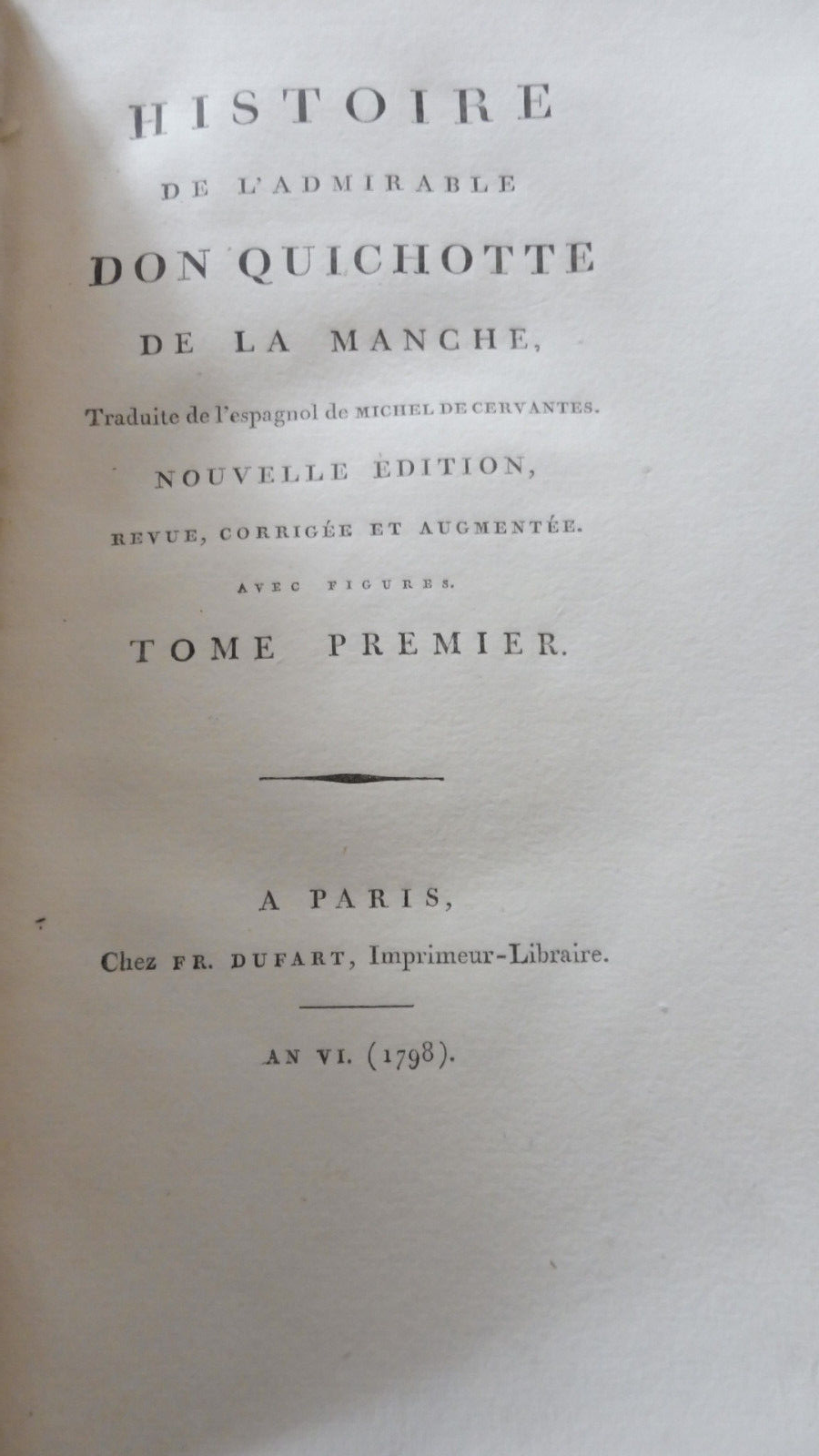 Histoire de l'admirable Don Quichotte (Cervantès) 1798 4/4 illus. COYPEL