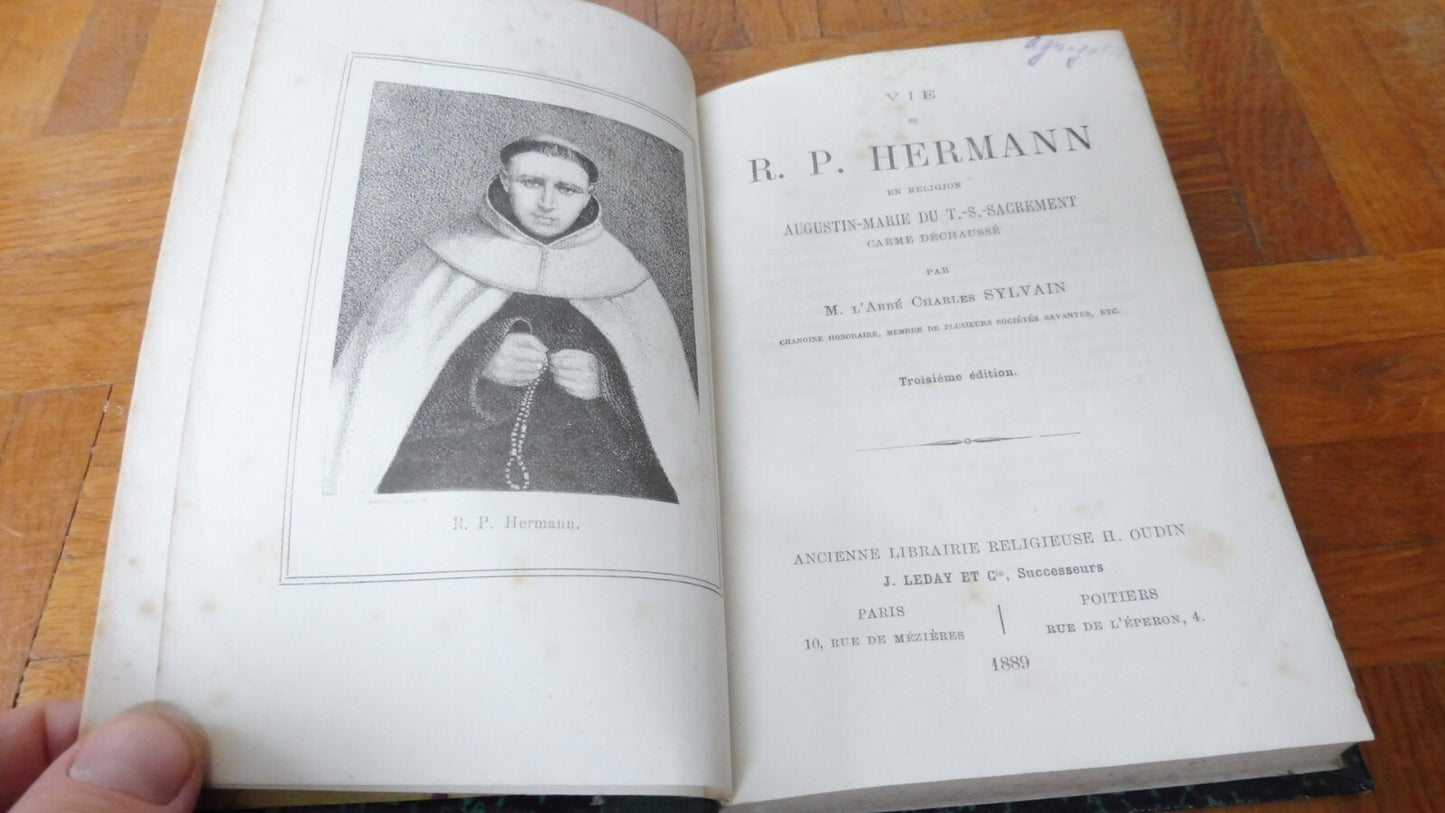 Vie du R.P. Hermann (Charles Sylvain) 1889