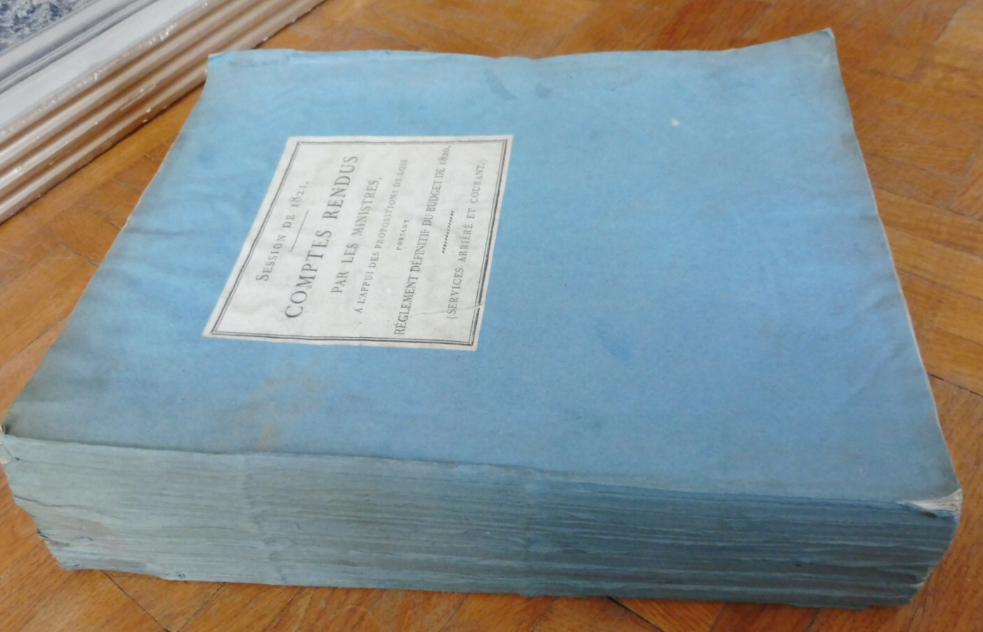 Comptes rendus par les ministres. Budget 1820