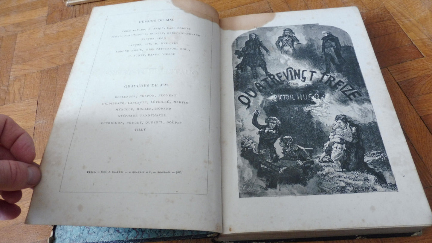 Quatrevingt-treize (Victor Hugo) s.d. illus. Bayard, Brion