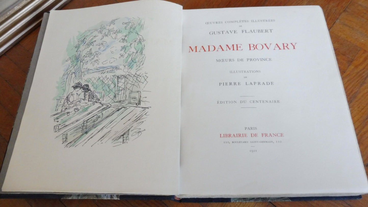 Madame Bovary (Gustave Flaubert) 1921 illus. Laprade