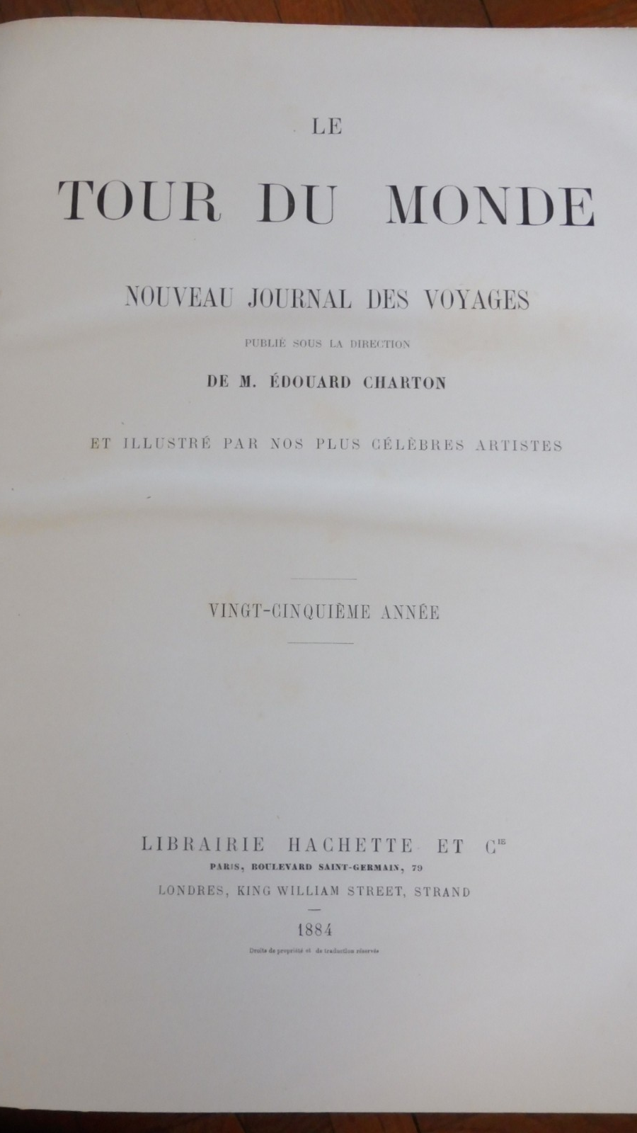 Le Tour du monde. Année 1884 (E. Charton) 1884 TOLTEQUES, PERSE, INDE...