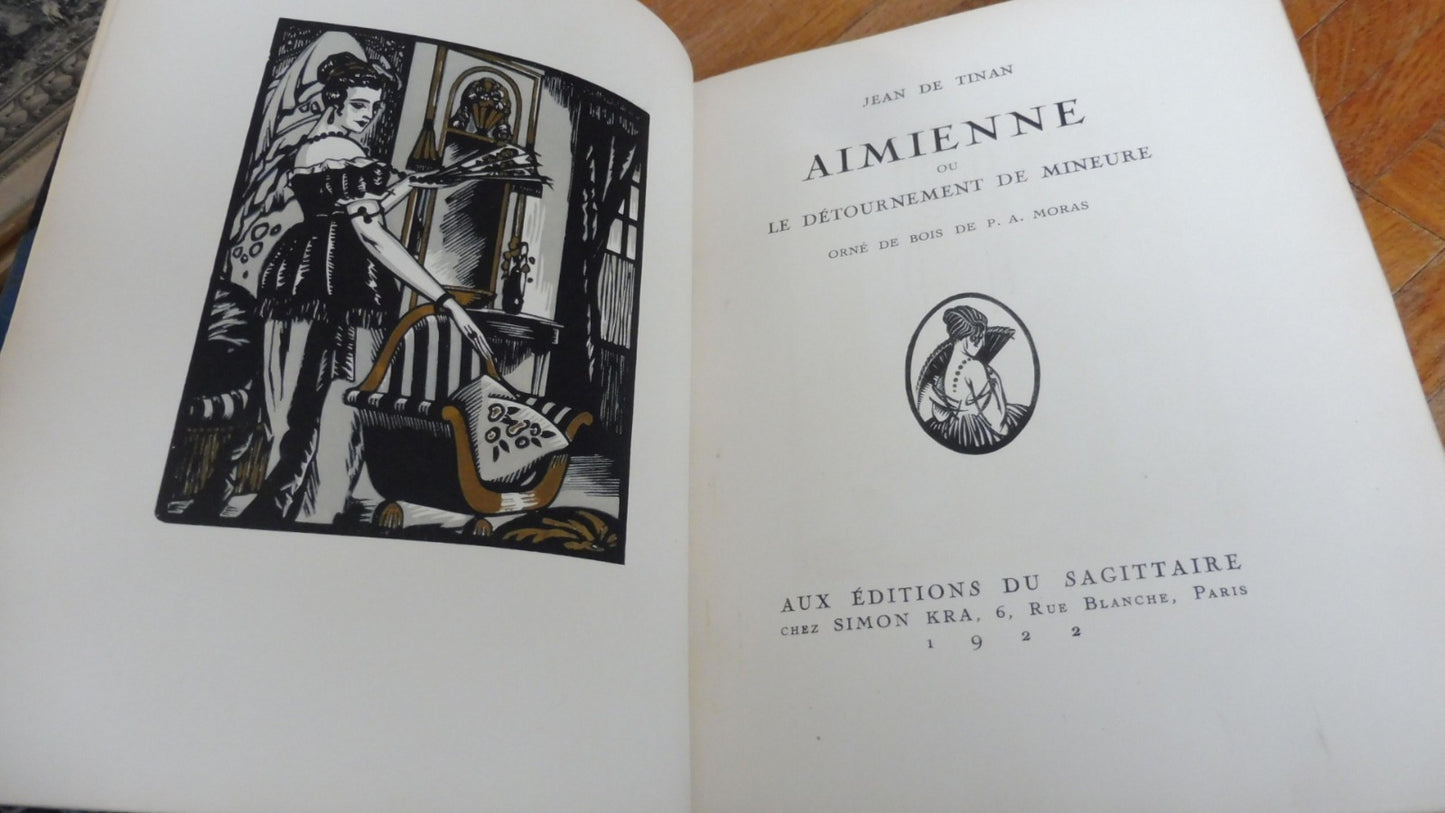 Aimienne (Jean de Tinan) 1922 illus. Moras VELIN
