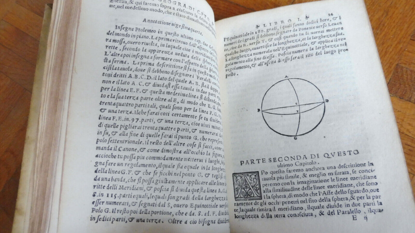 Geografia di Claudio Ptolemeo Alessandrino (PA Matiolo trad.) 1548