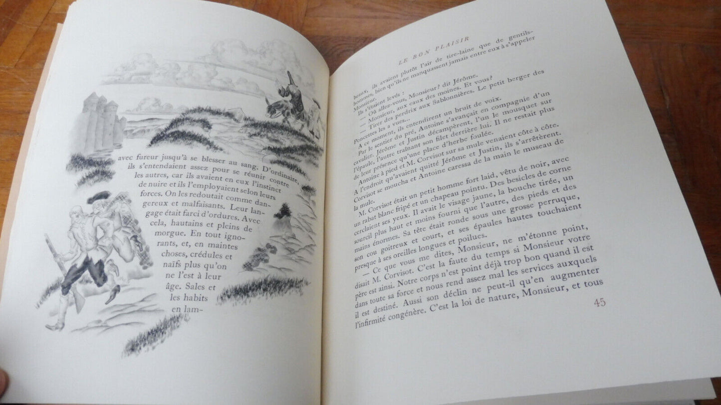 Le Bon plaisir (Henri de Régnier) 1945 illus. Leroy NUMEROTE VELIN