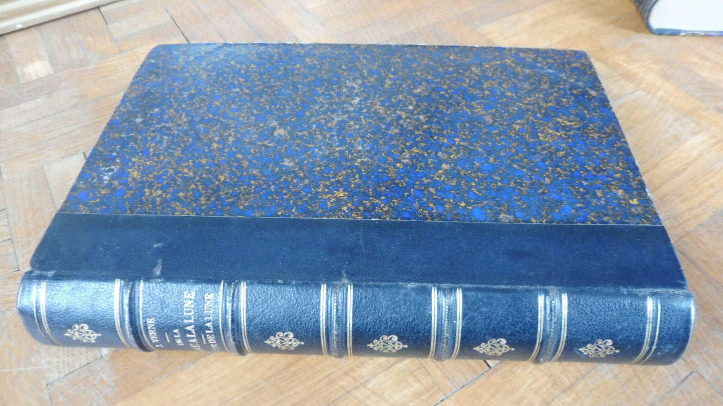 De la Terre à la Lune. Autour de la Lune (J. Verne) s.d. illus. Montaut...