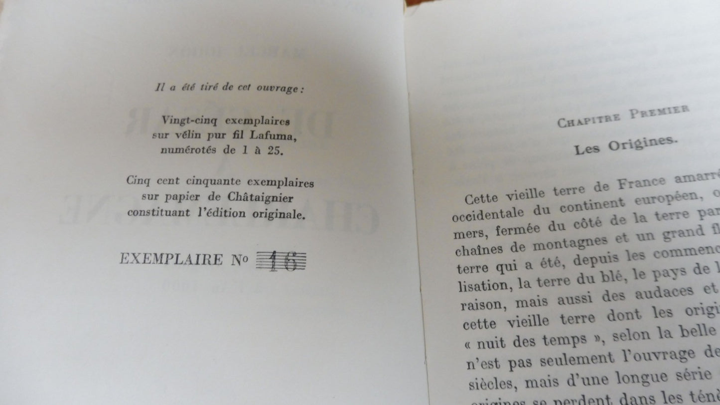 De César à Charlemagne. Des origines à l'an 1000 (Marcel Brion) 1949 EO VELIN