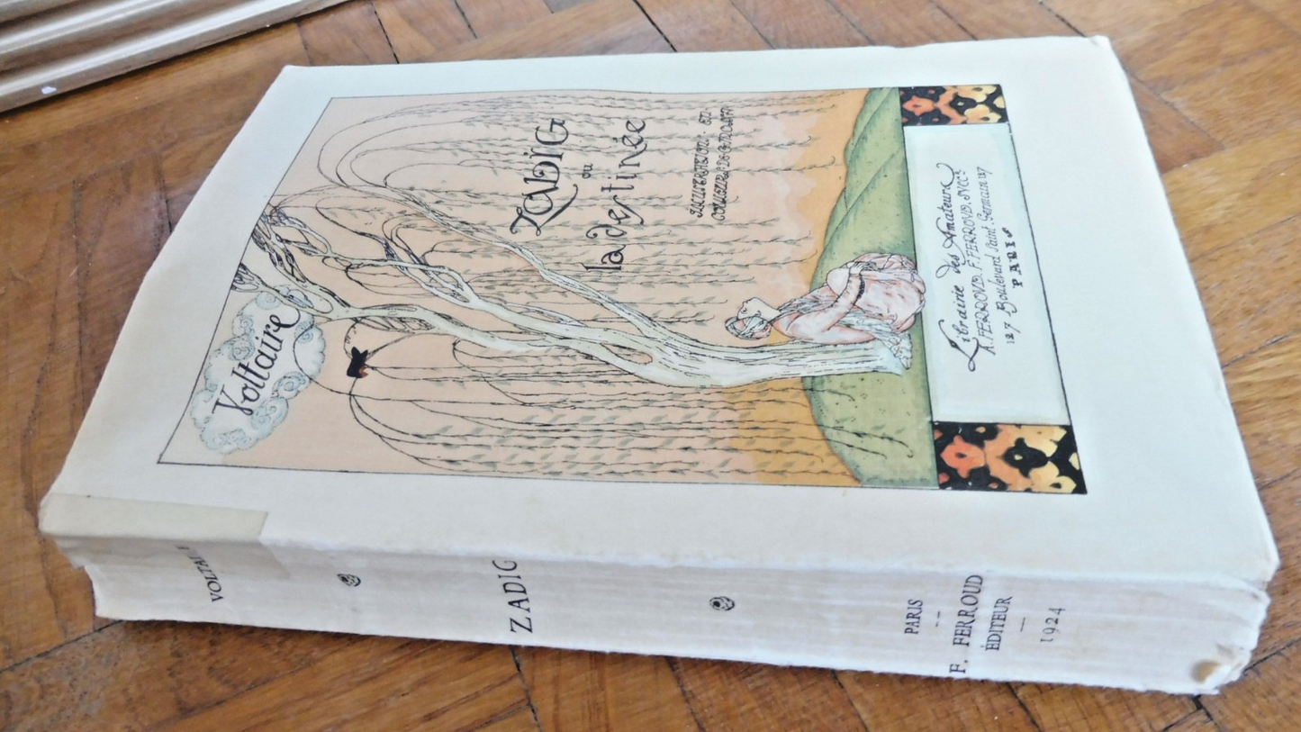 Zadig, ou la destinée (Voltaire) 1924 illus. Mossa FERROUD