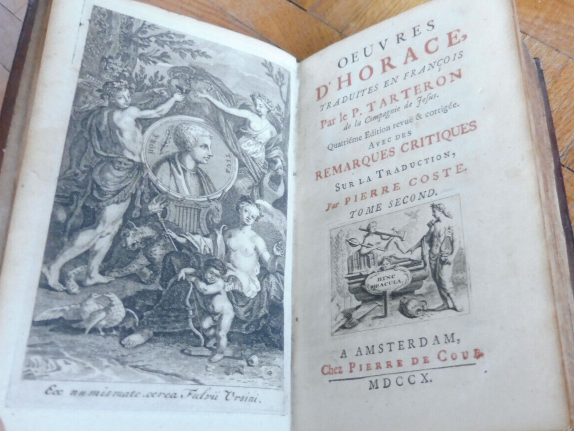 Oeuvres d'Horace (Tarteron trad.) 1710 2/2