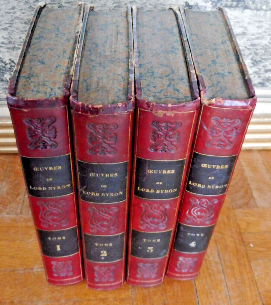 Oeuvres de Lord Byron 1840 4/4 B. Laroche trad.