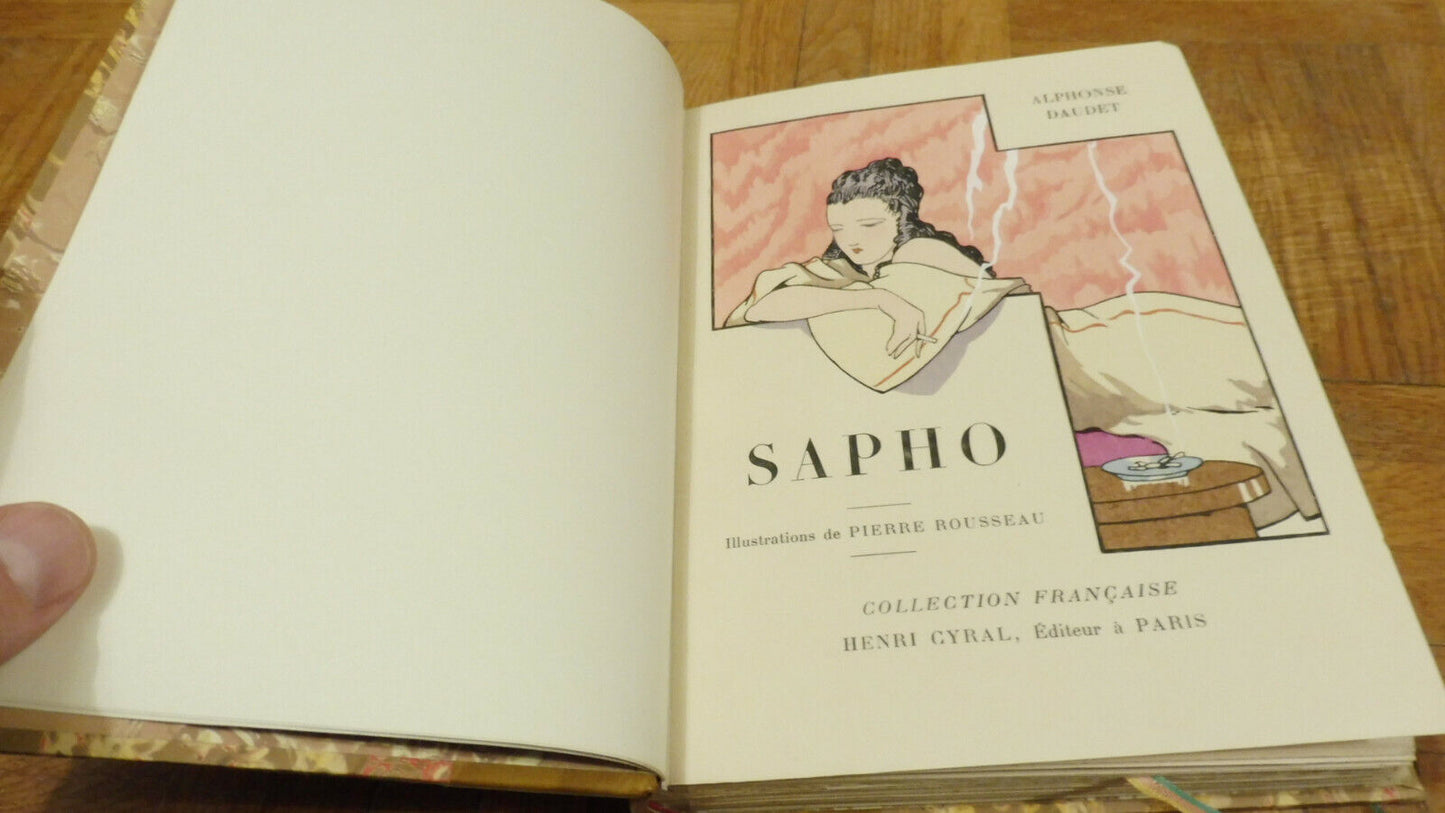 Sapho (Alphonse Daudet) 1929 illus. Rousseau NUMEROTE
