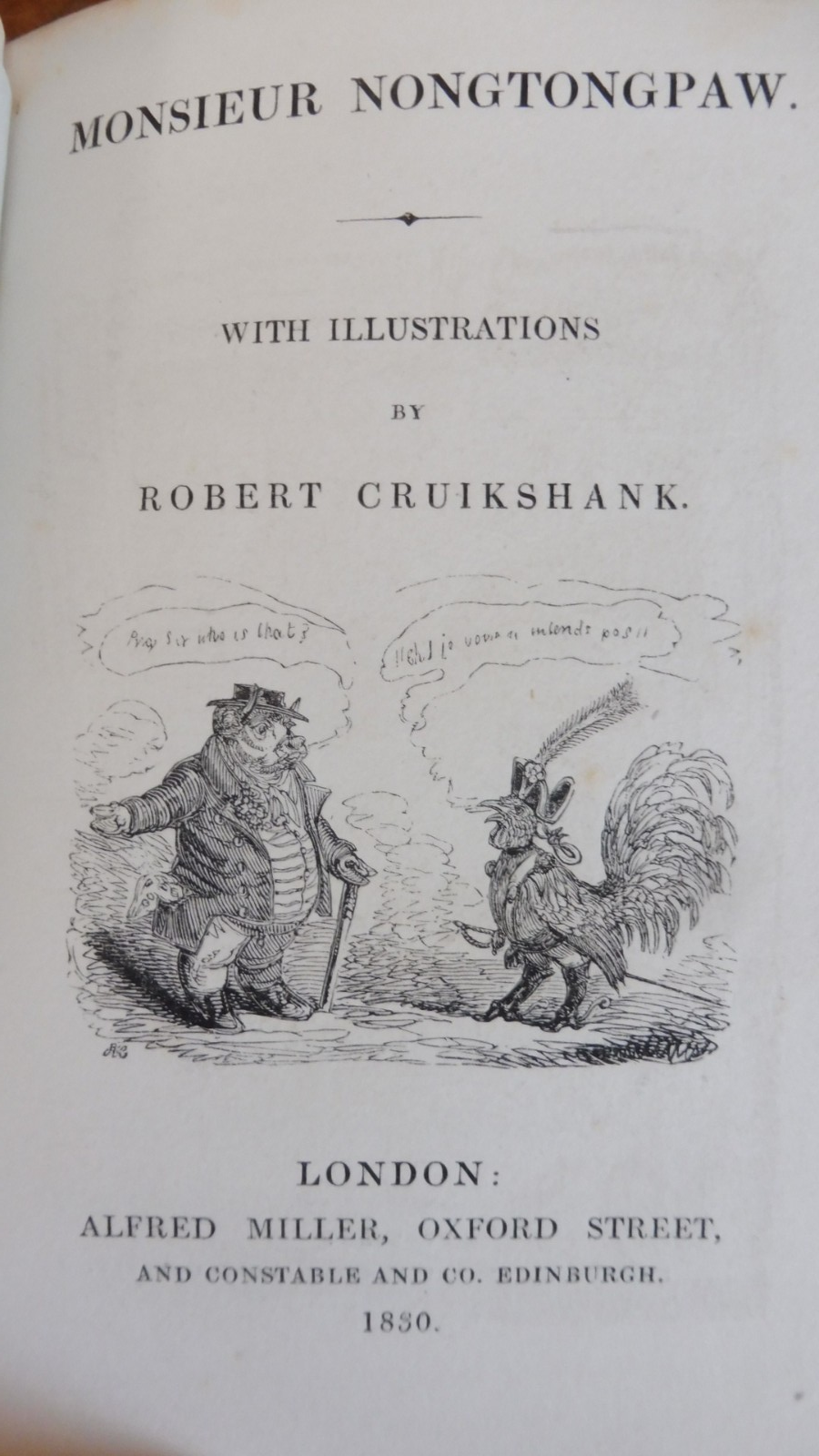 Facetiae : being en general. Collection of the jeux d'esprit (Cruikshank) 1831