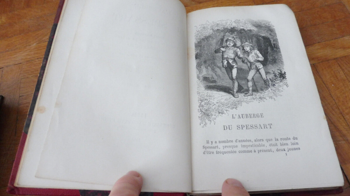 L'Auberge du Spessart. Contes allemands (Hauff) 1884 illus. Bertall
