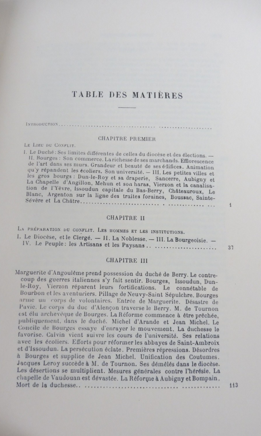 Les Guerres de la Réforme en Berry (Vicomte de Brimont) 1905 REPRINT