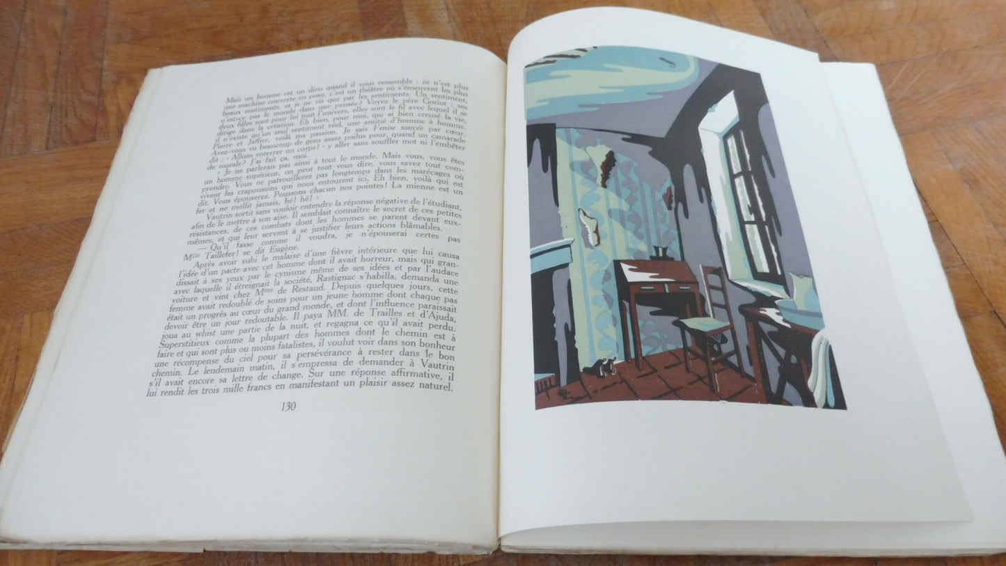 Le Père Goriot (Balzac) 1946 NUMEROTE illus. Curutchet