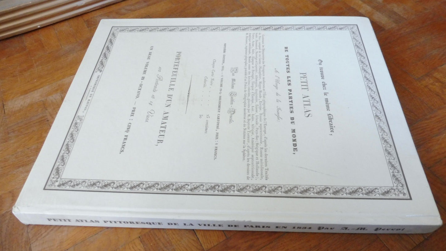 Petit Atlas pittoresque des quarante-huit quartiers de Paris (Perrot) 1987