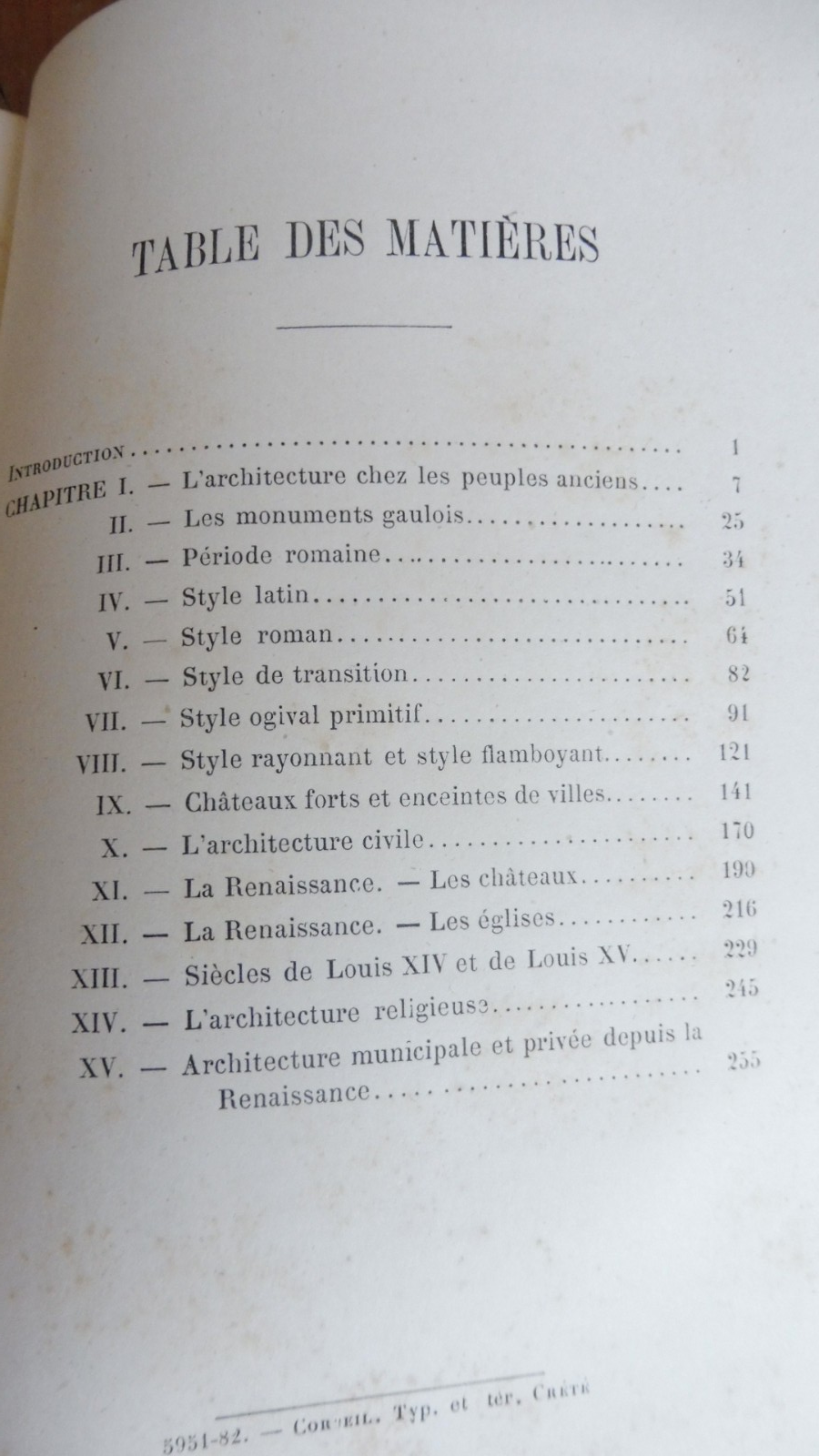 L'Architecture en France (Cerfberr de Medelsheim) 1883