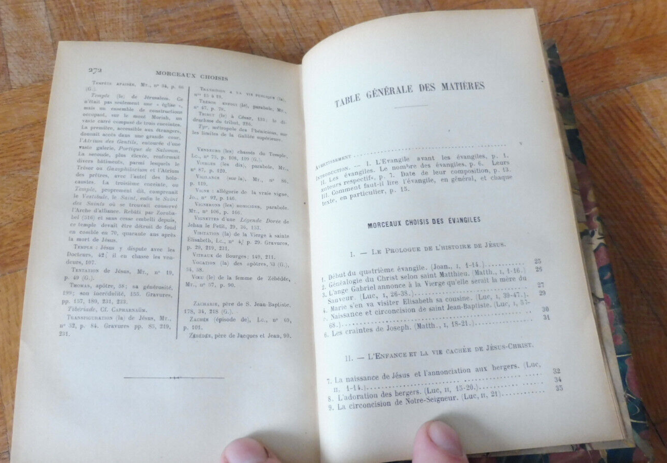Morceaux choisis des Saints Evangiles (Broussolle) 1906
