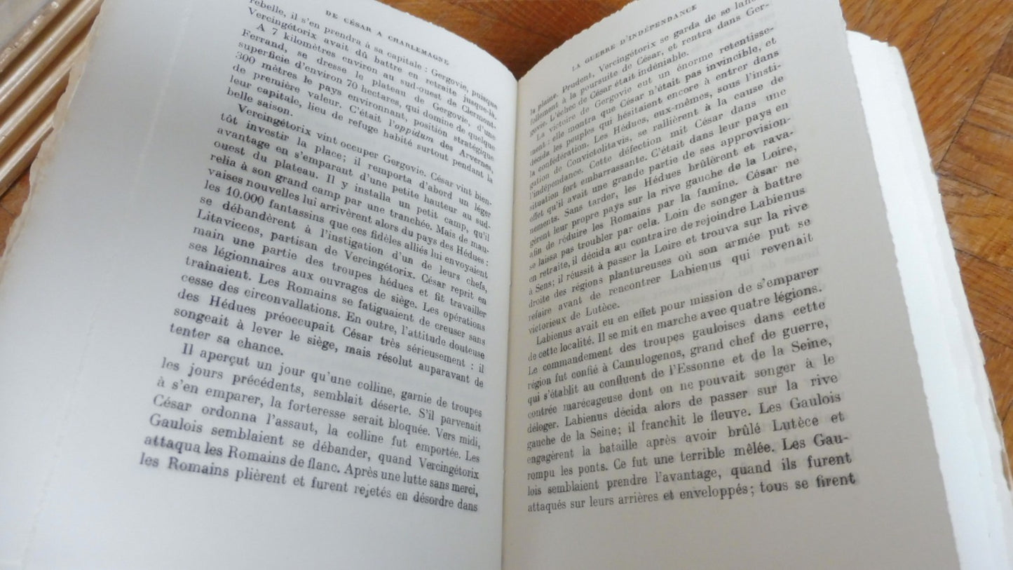 De César à Charlemagne. Des origines à l'an 1000 (Marcel Brion) 1949 EO VELIN