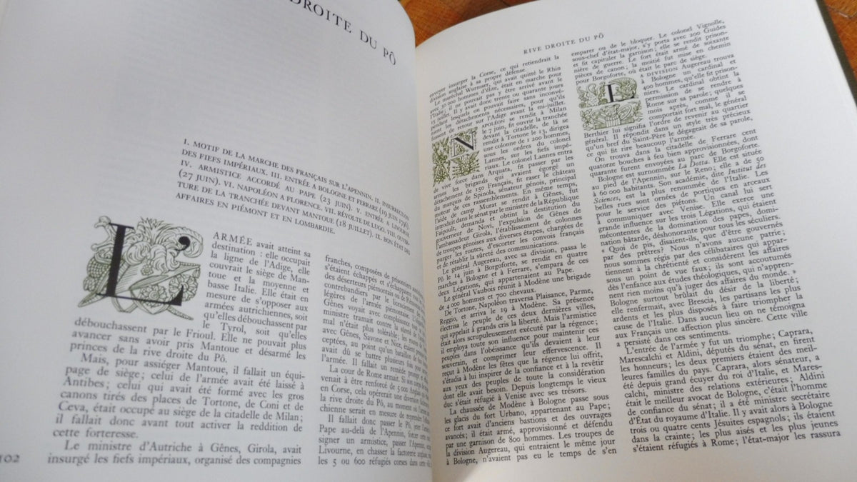 Mémoires de Napoléon + lettres 1969 5/5 illus. Brayer