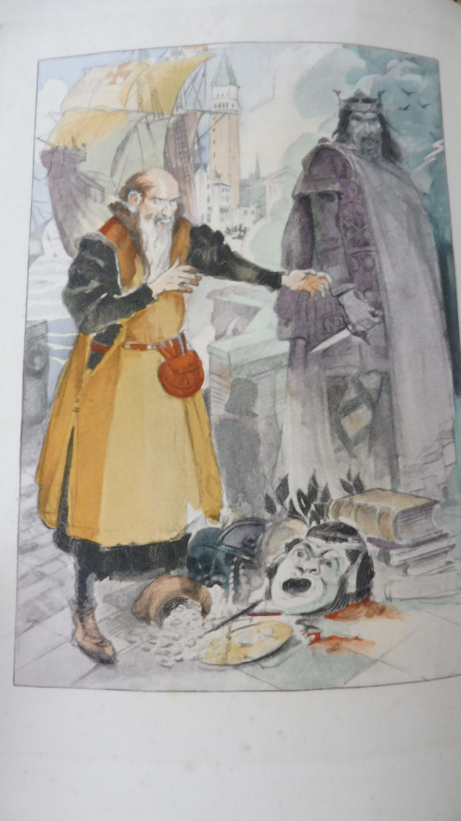 Macbeth. Le Marchand de Venise (Shakespeare) 1939 illus. Ponchon