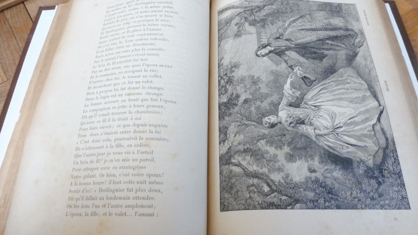 Contes de La Fontaine s.d. illus. Fragonard, Lancret, Boucher, etc.