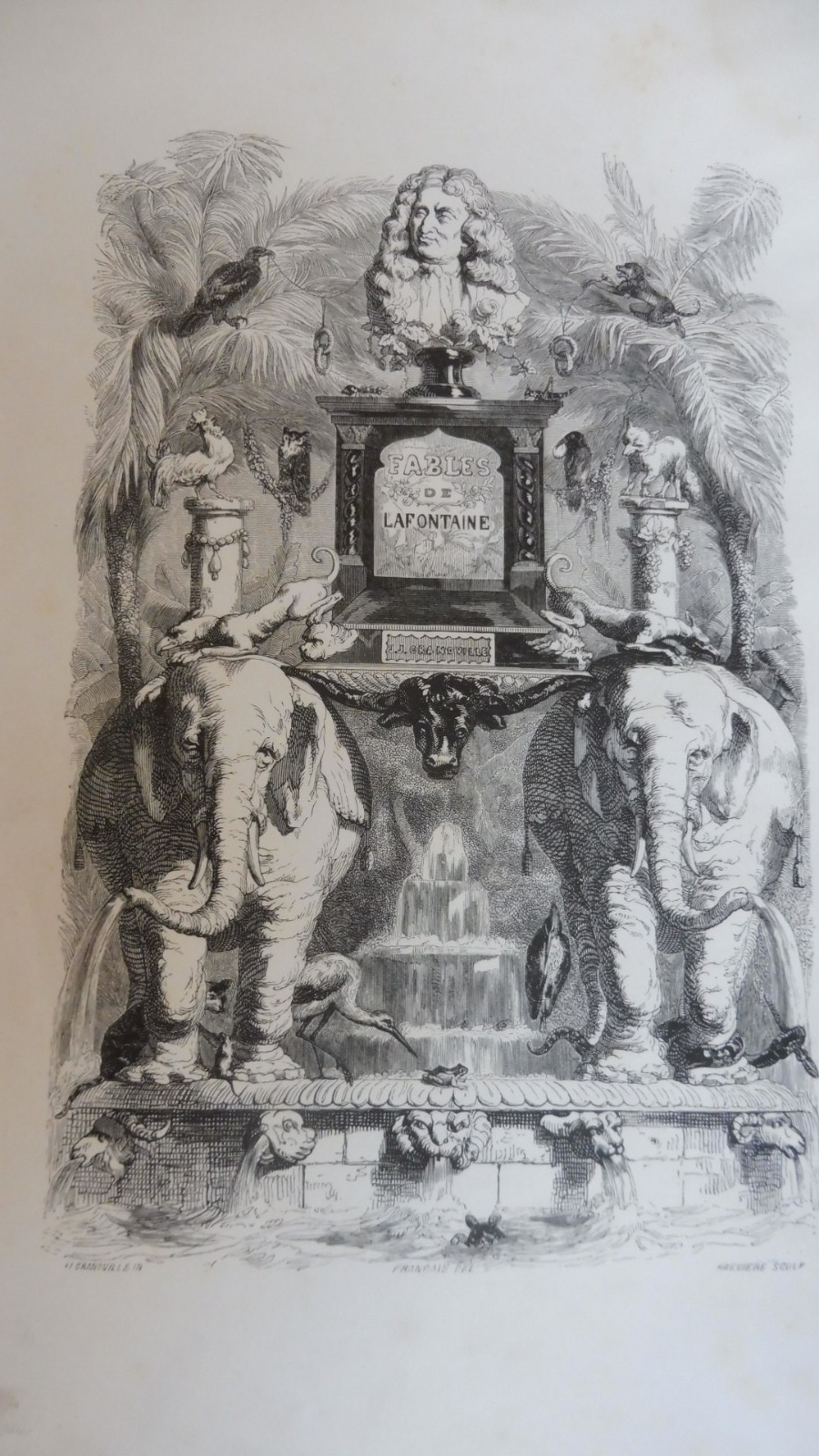 Contes de La Fontaine 1854 illus. Grandville