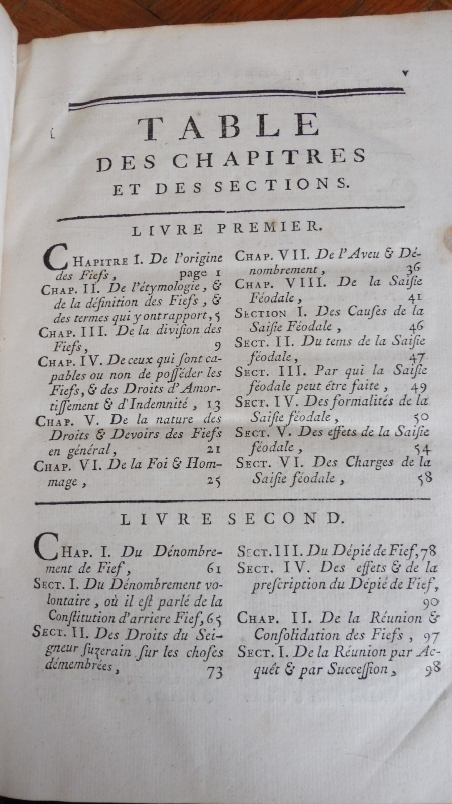 Traité des fiefs (Claude Poquet De Livonière) 1771