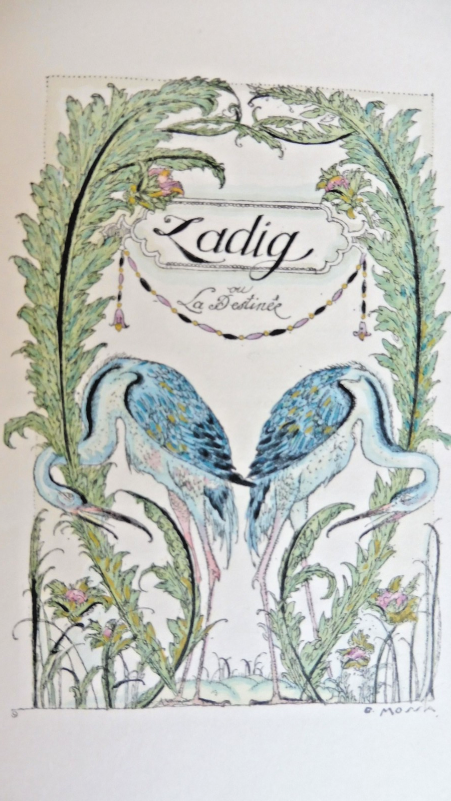 Zadig, ou la destinée (Voltaire) 1924 illus. Mossa FERROUD