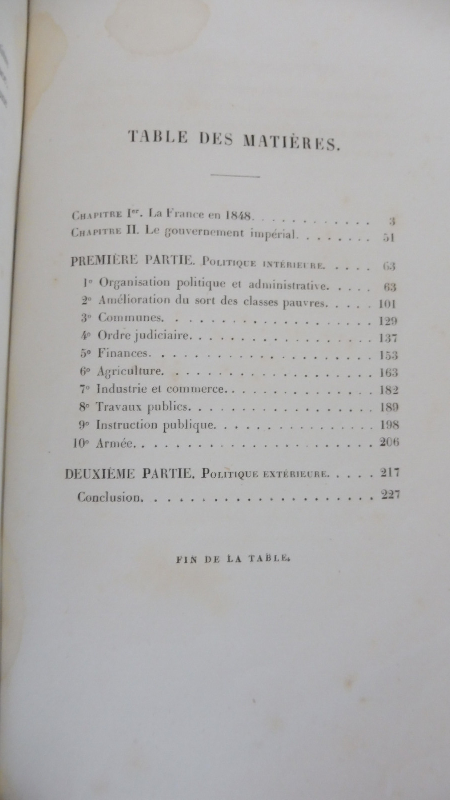 Les Idées napoléoniennes en 1839 et la politique impériale (Clamecy) 1856 ENVOI