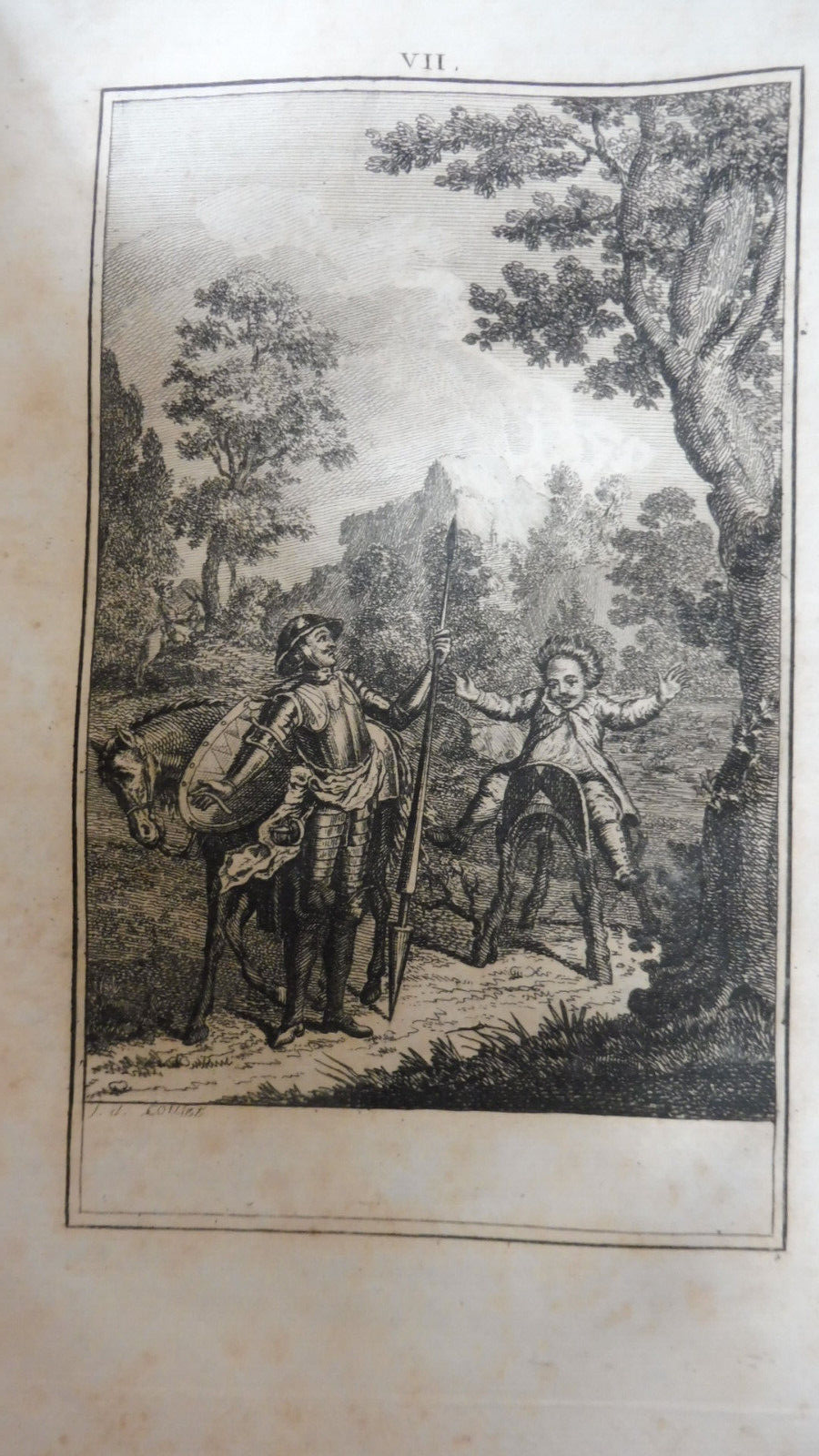 Histoire de l'admirable Don Quichotte (Cervantès) 1798 4/4 illus. COYPEL