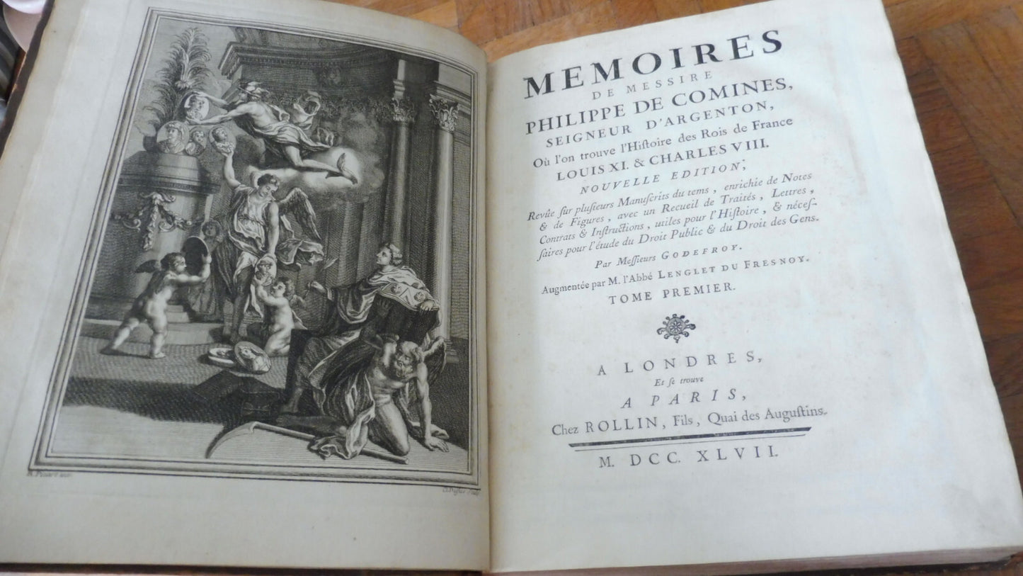 Mémoires de messire Philippe de Comines (Godefroy) 1747 4/4
