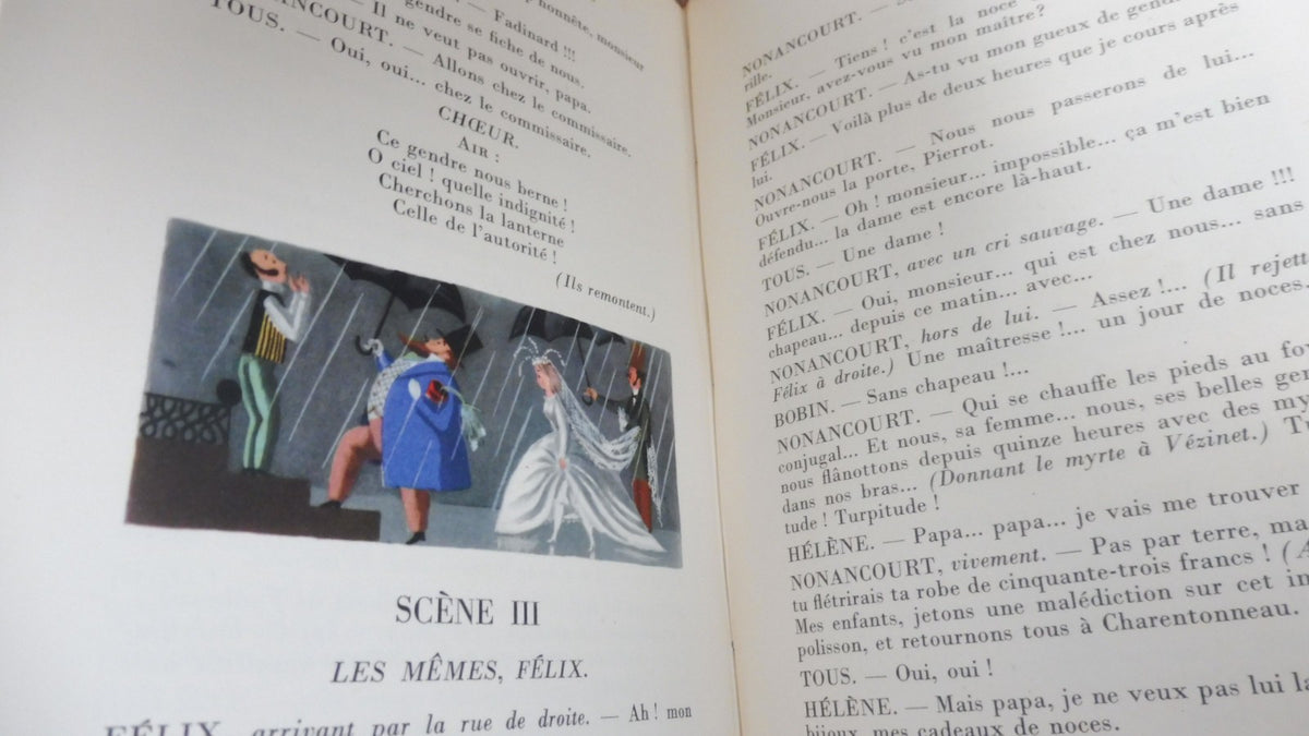 Un chapeau de paille d'Italie (Labiche et Marc-Michel) 1943 illus. Peynet