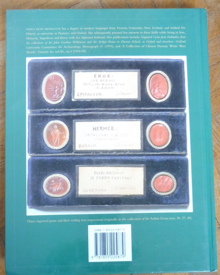 Seals, finger rings, engraved gems and amulets (S. H. Middleton) 1998