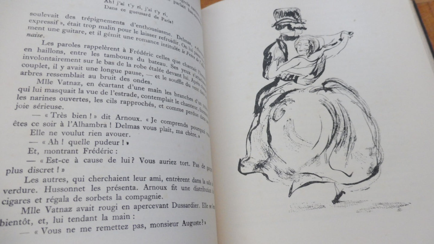 L'Education sentimentale (Gustave Flaubert) 1922 illus. Dunoyer de Segonzac