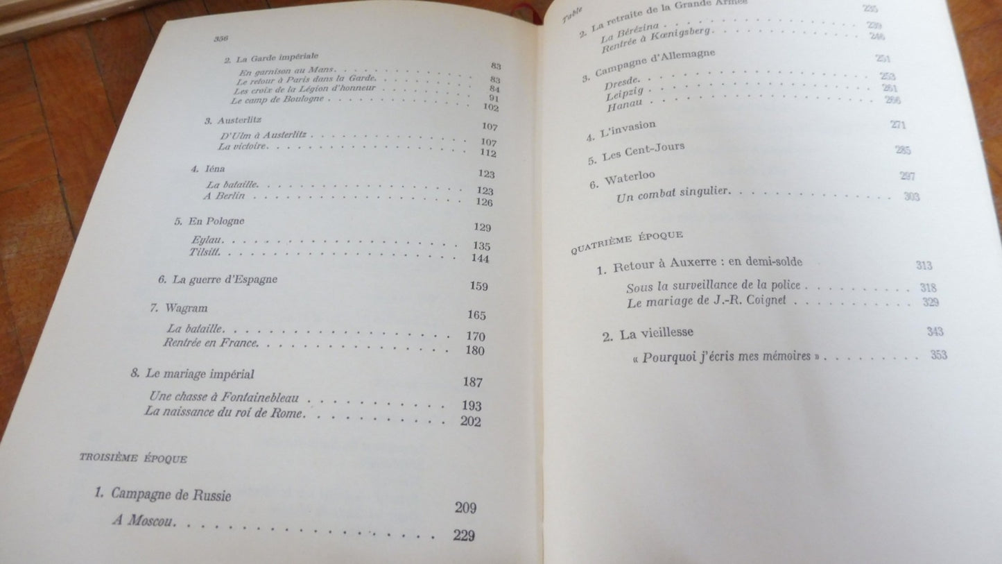 Les Cahiers du capitaine Coignet 1970 NAPOLEON