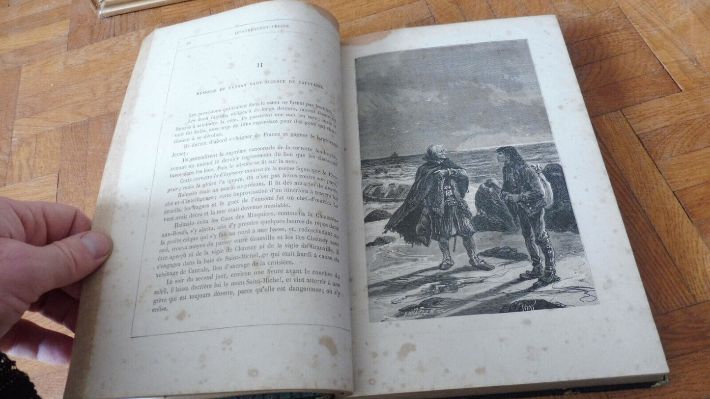 Quatrevingt-treize (Victor Hugo) s.d. illus. Bayard, Brion