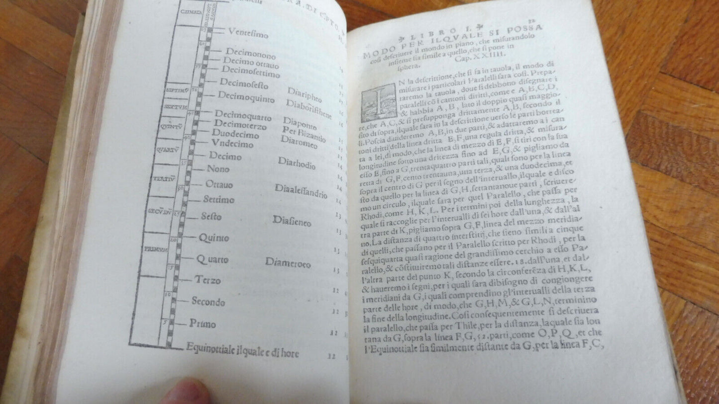 Geografia di Claudio Ptolemeo Alessandrino (PA Matiolo trad.) 1548