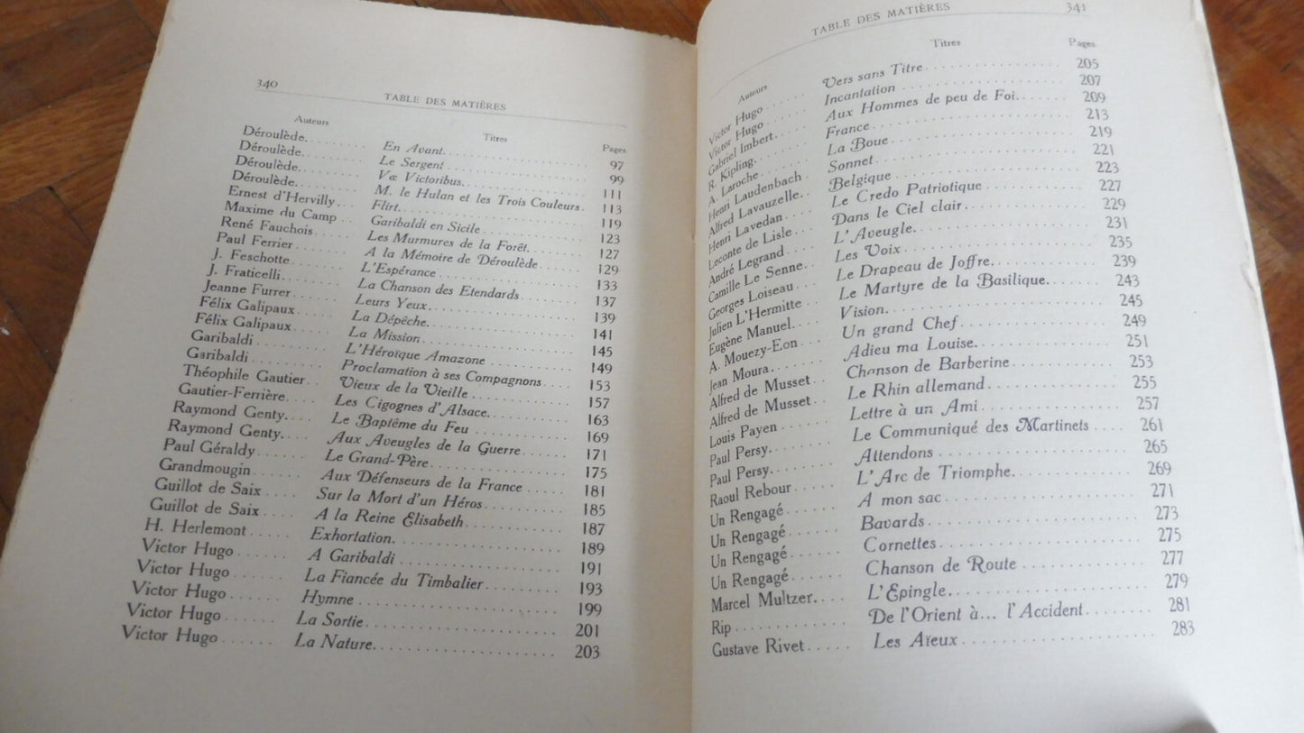 1915. Intermèdes de guerre à l'Odéon (Coppée, Hugo, Samain...) 1915