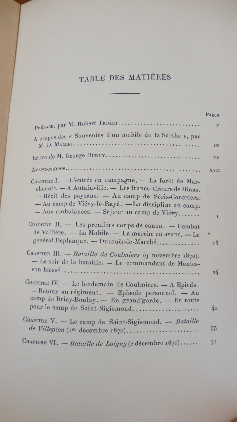 Souvenirs d'un mobile de la Sarthe (D. Erard) 1911 ENVOI