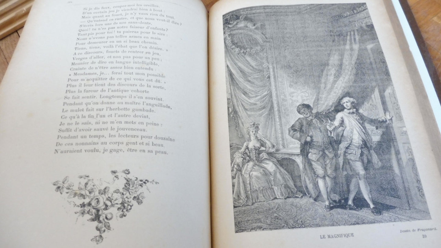 Contes de La Fontaine s.d. illus. Fragonard, Lancret, Boucher, etc.